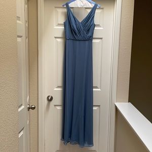 Levkoff Slate Bridesmaids Dress